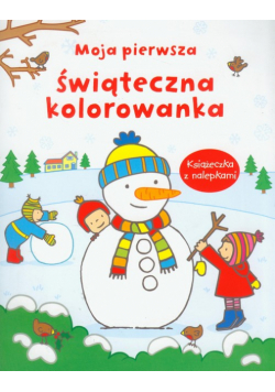 Moja pierwsza świąteczna kolorowanka z nalepkami