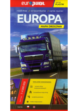 Europa mapa drogowa Europilot 1:4 000 000
