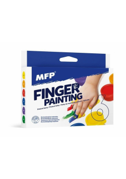 Farby do malowania palcami 30ml 6 kolorów