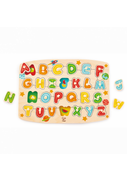 Alfabet układanka z kołkami E1505B HAPE