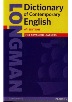 Longman Dictionary of Contemporary English for advanced learners