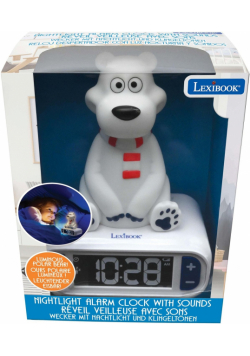 Lampka nocna budzik cyfrowy Lexibook RL800PB
