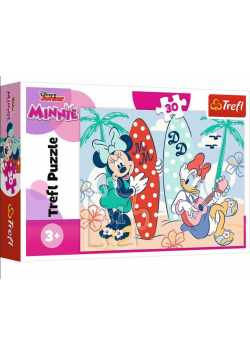 Puzzle 30 Kolorowa Minnie TREFL