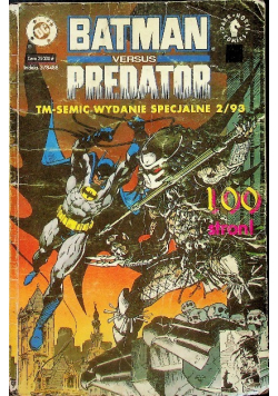 Batman versus Predator Wydanie Specjalne Nr 2 / 93
