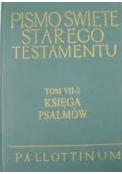Pismo Święte Starego Testamentu Tom VII Część 2