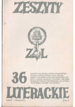 Zeszyty literackie Nr 36