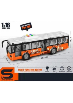 Autobus z dźwiękiem oraz światłem