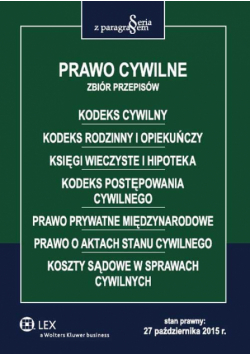 Prawo cywilne Zbiór przepisów