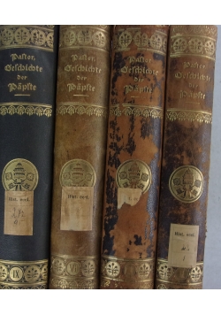 Geschichte der papste, t. I.II,VI,IX