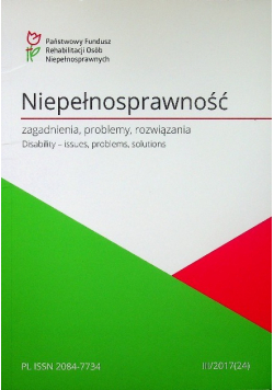 Niepełnosprawność zagadnienia problemy rozwiązania