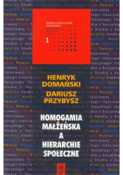 Homogamia małżeńska a hierarchie społeczne