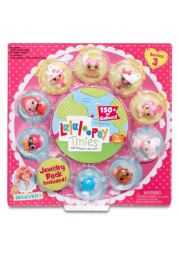 Lalaloopsy Tinies Seria 3 Zestaw 10 figurek fioletowy