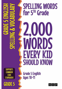 Spelling Words for 5th Grade