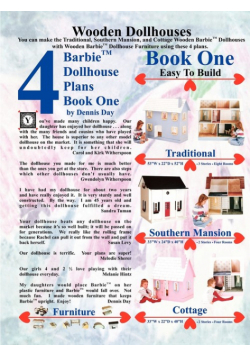 Barbie Dollhouse Plans Book One