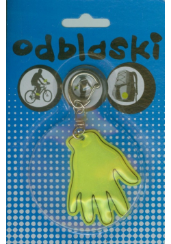 Odblaski Brelok odblaskowy Ręka