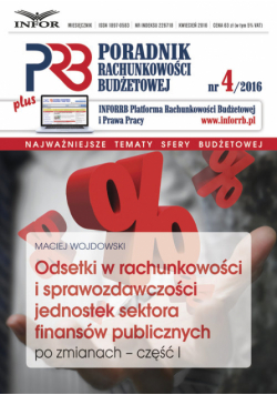 Odsetki w rachunkowości i sprawozdawczosci jsfp po zmianach cz.I