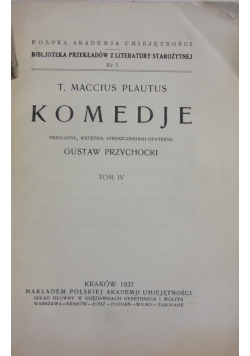 Komedje Tom IV, 1937 r.