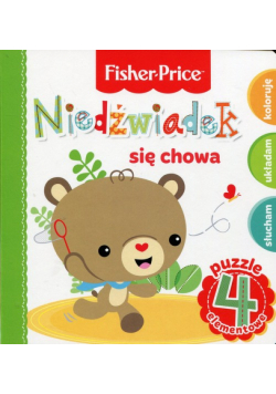 Fisher Price Puzzle Niedźwiadek się chowa