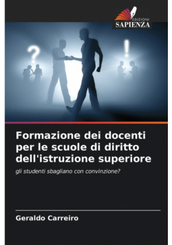 Formazione dei docenti per le scuole di diritto dell'istruzione superiore