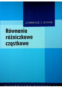 Równania różniczkowe cząstkowe