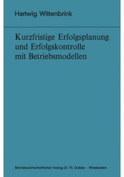 Kurzfristige erfolgsplanung