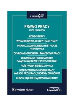 Prawo pracy. Zbiór przepisów