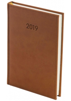 Kalendarz 2019 B5 Dzienny Vivella Brązowy