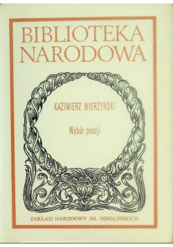 Wierzyński Wybór poezji