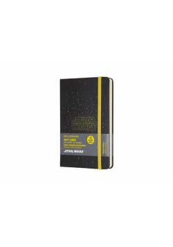 Kalendarz tygodniowy Moleskine 18M P Star Wars, twarda oprawa czarna