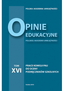 Opinie edukacyjne Polskiej akademii umiejętności Tom XIV