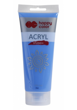 Farba akrylowa Studio 200 ml kobaltowy Happy Color