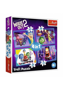 Puzzle 4w1 W głowie się nie mieści 2 TREFL