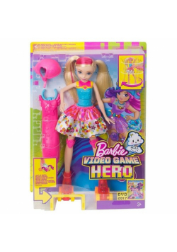 Barbie lalka na świecących wrotkach