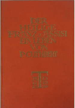 Der Heilige Franz von Assisi,1929r.