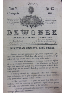 Dzwonek ,1859r.,Nr.16-17
