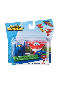 Super Wings 2-pak figurek transf. Jett & Jerome