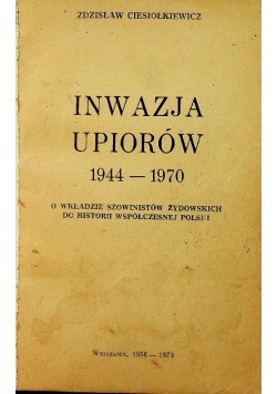 Inwazja upiorów 1944 - 1970