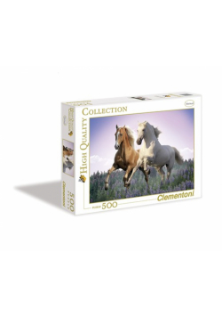 Puzzle Konie na wolności Free horses 500
