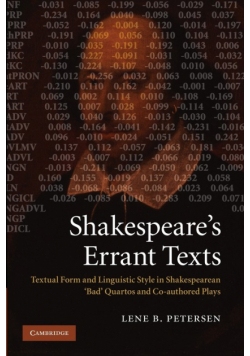 Shakespeare's Errant Texts