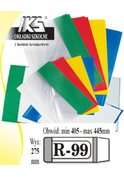 Okładka książkowa regulowana R-99 (10szt) IKS