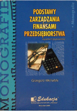 Podstawy zarządzania finansami przedsiębiorstwa