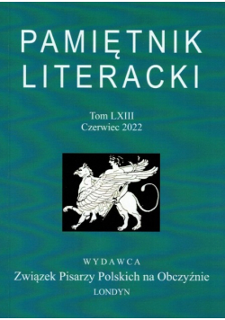 Pamiętnik literacki Tom LXIII