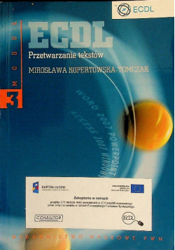 ECDL Moduł 3 Przetwarzanie tekstów