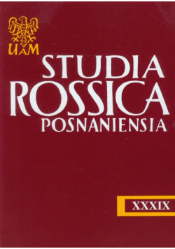 Studia Rossica Posnaniensia XXXIX/14