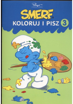 Smerf Koloruj i pisz 3
