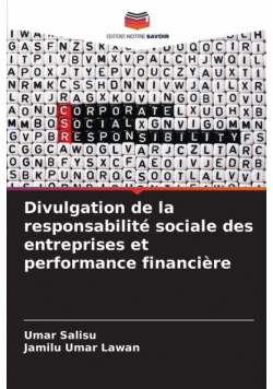 Divulgation de la responsabilité sociale des entreprises et performance financière