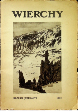 Wierchy  Rocznik 11 1933 r.