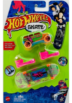 Hot Wheels Skate Deskorolka + buty + auto HNG65