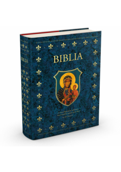 Biblia domowa w obwolucie z MB Częstochowską