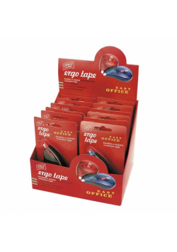 Taśma korekcyjna Ergo Tape 8m Display 12 sztuk